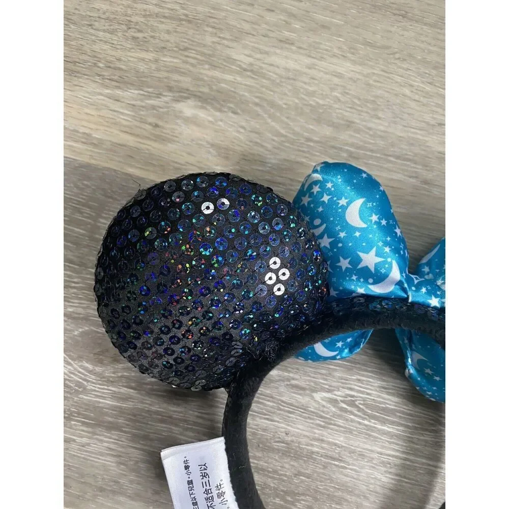 Disneyland WDW 2017 Minnie Mouse Moon and Stars sequin headband Ears